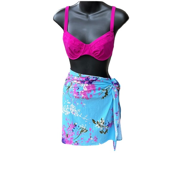 MARYAN MEHLHORN 2 pc swimsuit size 10 with La Perla coordinating coverup, EUC - Picture 5 of 16